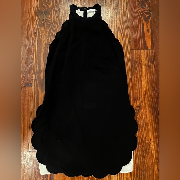 A.L.C. Alexis Black Scallop Mini Dress Revolve - Picture 2 of 10